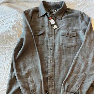 Grayers NWT New Gray tweed style shirt Medium